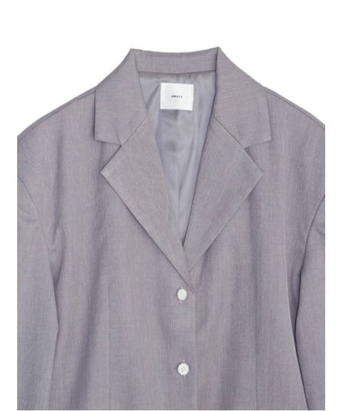 AMAIL（アマイル）の「Power shoulder shirt（シャツ/ブラウス・レディース・グレー/ピンク・FREE）」の17枚目の写真