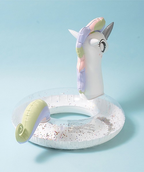 Lycee mine（リセマイン）の「【SWIM】ユニコーンキラキラスイムリング（スイムグッズ・キッズ・マルチ・フリー）」の2枚目の写真