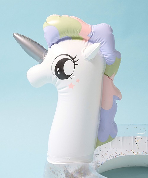 Lycee mine（リセマイン）の「【SWIM】ユニコーンキラキラスイムリング（スイムグッズ・キッズ・マルチ・フリー）」の3枚目の写真