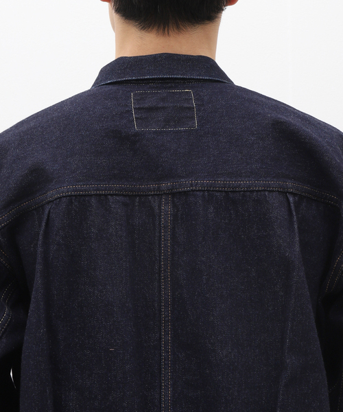 LENO(リノ)の「LENO / リノ BRENDA BIG TRUCKER JACKET H2401-JJ003(デニムジャケット・メンズ・ネイビー・LARGE/MEDIUM)」の7枚目の写真
