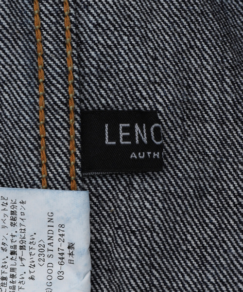LENO(リノ)の「LENO / リノ BRENDA BIG TRUCKER JACKET H2401-JJ003(デニムジャケット・メンズ・ネイビー・LARGE/MEDIUM)」の17枚目の写真