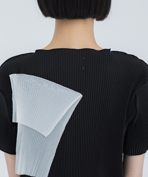 kotohayokozawa(コトハヨコザワ)の「【kotohayokozawa/コトハヨコザワ】《STUDIOUS別注》Todoウェーブトップ(Tシャツ/カットソー・レディース・ブルー/ブラック/ホワイト・FREE)」の18枚目の写真