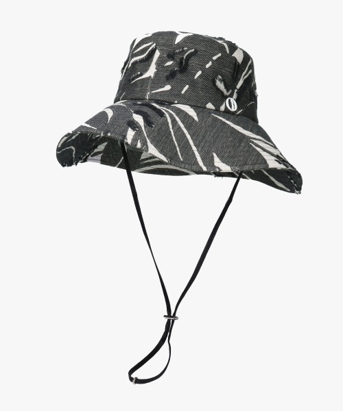 Chapeau d' O(シャポードオー)の「Chapeaud’O Botanical Cut JQ Capeline / シャポードオー(ハット・レディース・ピンク/ブラック/ベージュ・M/57.5cm)」の2枚目の写真