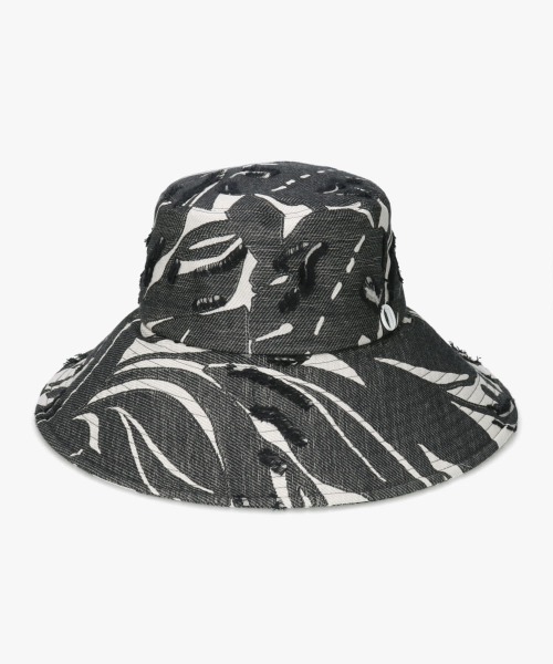 Chapeau d' O(シャポードオー)の「Chapeaud’O Botanical Cut JQ Capeline / シャポードオー(ハット・レディース・ピンク/ブラック/ベージュ・M/57.5cm)」の4枚目の写真