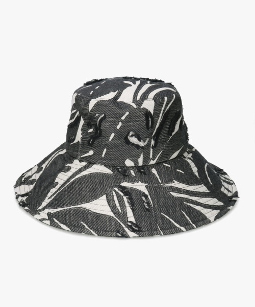Chapeau d' O(シャポードオー)の「Chapeaud’O Botanical Cut JQ Capeline / シャポードオー(ハット・レディース・ピンク/ブラック/ベージュ・M/57.5cm)」の6枚目の写真