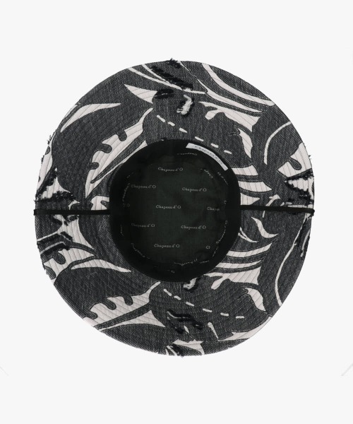 Chapeau d' O(シャポードオー)の「Chapeaud’O Botanical Cut JQ Capeline / シャポードオー(ハット・レディース・ピンク/ブラック/ベージュ・M/57.5cm)」の7枚目の写真
