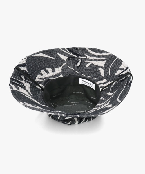 Chapeau d' O(シャポードオー)の「Chapeaud’O Botanical Cut JQ Capeline / シャポードオー(ハット・レディース・ピンク/ブラック/ベージュ・M/57.5cm)」の8枚目の写真