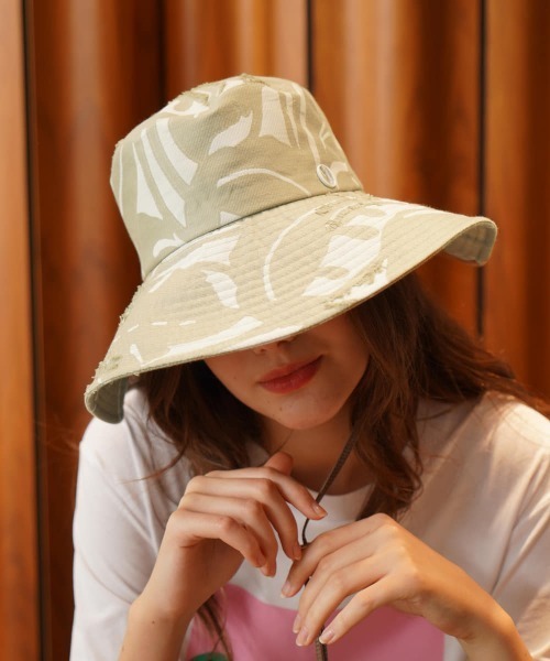Chapeau d' O(シャポードオー)の「Chapeaud’O Botanical Cut JQ Capeline / シャポードオー(ハット・レディース・ピンク/ブラック/ベージュ・M/57.5cm)」の19枚目の写真