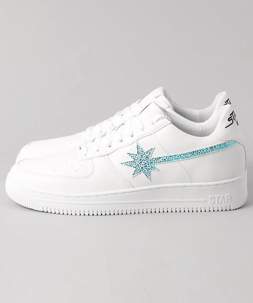 FREAK'S STORE(フリークスストア)の「STARWALK/スターウォーク 限定展開 WHITE/RHINE STONE(スニーカー・メンズ・ホワイト・6/8/10/5)」の3枚目の写真