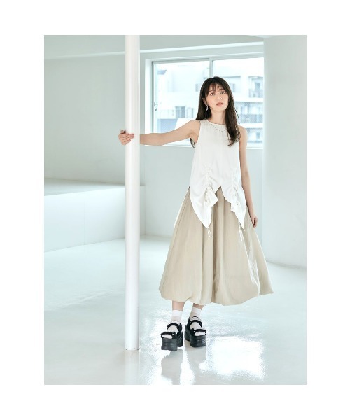 Mafmof（マフモフ）の「Mafmof(マフモフ)9cm厚底フラットソールラインストーンビジュースポーツサンダル（サンダル・レディース・ホワイト/ブラック・S/M/L/LL）」の11枚目の写真