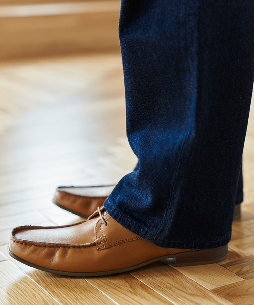 KATHARINE HAMNETT LONDON （キャサリンハムネットロンドン）の「KATHARINE HAMNETT LONDON/キャサリンハムネットロンドン ＜職人による手縫い＞ モカシンレースアップシューズ（モカシン/デッキシューズ・メンズ・ブラック/ブラウン・24.5/25/25.5/26/26.5/27）」の16枚目の写真