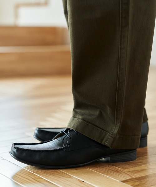 KATHARINE HAMNETT LONDON （キャサリンハムネットロンドン）の「KATHARINE HAMNETT LONDON/キャサリンハムネットロンドン ＜職人による手縫い＞ モカシンレースアップシューズ（モカシン/デッキシューズ・メンズ・ブラック/ブラウン・24.5/25/25.5/26/26.5/27）」の19枚目の写真