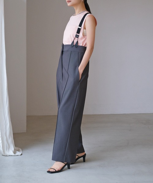 AKTE（アクテ）の「ボックスタンクトップ（Tシャツ/カットソー・レディース・ネイビー/ホワイト/ピンク/ブラック・FREE）」の13枚目の写真