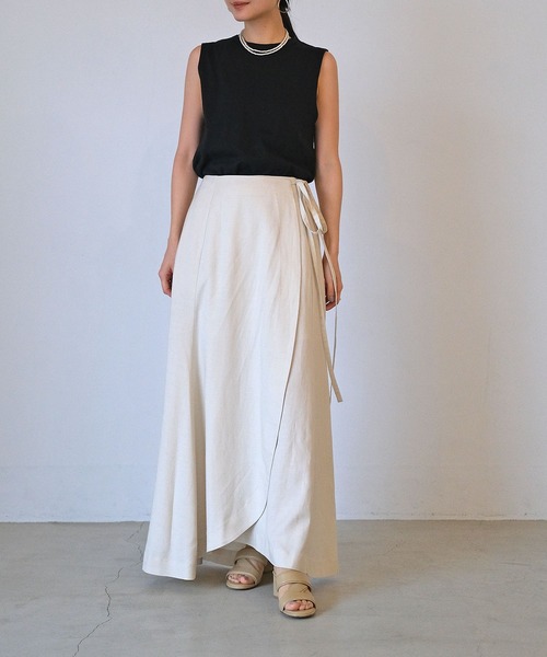 AKTE（アクテ）の「ボックスタンクトップ（Tシャツ/カットソー・レディース・ネイビー/ホワイト/ピンク/ブラック・FREE）」の20枚目の写真