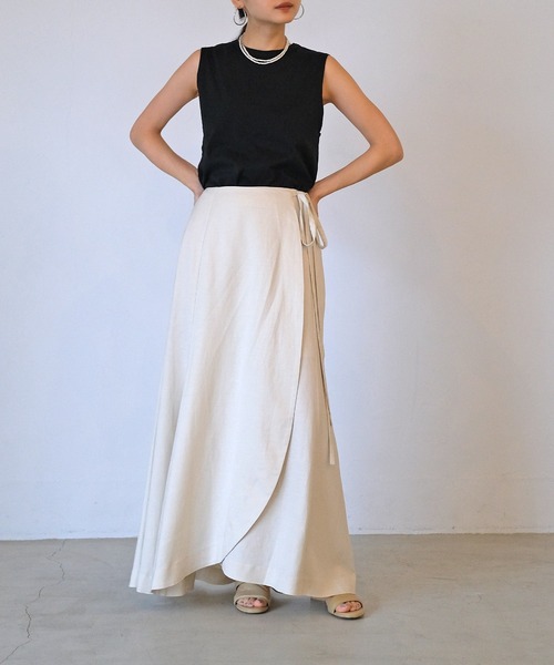 AKTE（アクテ）の「ボックスタンクトップ（Tシャツ/カットソー・レディース・ネイビー/ホワイト/ピンク/ブラック・FREE）」の21枚目の写真