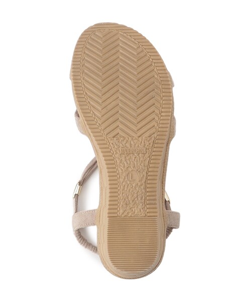 SHOO・LA・RUE(シューラルー)の「◆【ふかふか中敷き】片手で履ける Yストラップサンダル(サンダル・レディース・チャコールグレー/サンドベージュ/ダークオレンジ/カーキ/ブルー/イエロー・35/45)」の13枚目の写真