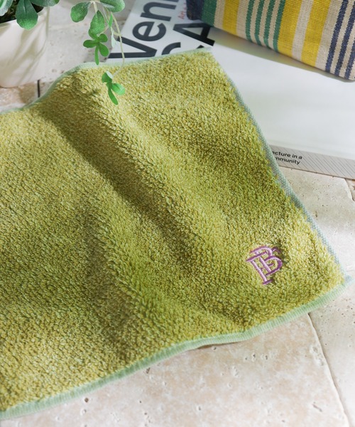 BAYFLOW（ベイフロー）の「[洗うたびにふっくらが増す]BFカクテルハンカチタオル25×25cm（ハンカチ/ハンドタオル・レディース・グリーン/ピンク/ブルー/オレンジ・0）」の2枚目の写真