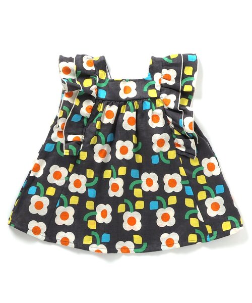 BREEZE（ブリーズ）の「フリルチュニック（チュニック・キッズ・オフホワイト/イエロー/グリーン/オレンジ/チャコール・90/100/110/120/80/130/140）」の7枚目の写真