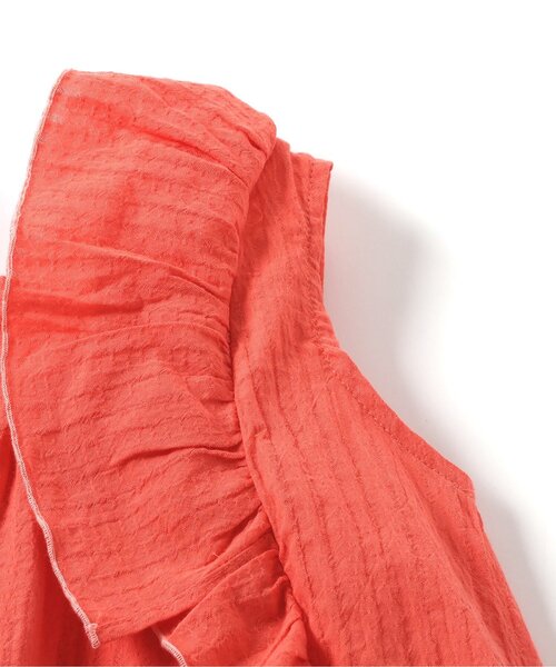 BREEZE（ブリーズ）の「フリルチュニック（チュニック・キッズ・オフホワイト/イエロー/グリーン/オレンジ/チャコール・90/100/110/120/80/130/140）」の13枚目の写真