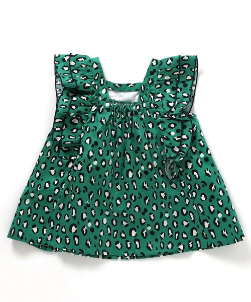 BREEZE（ブリーズ）の「フリルチュニック（チュニック・キッズ・オフホワイト/イエロー/グリーン/オレンジ/チャコール・90/100/110/120/80/130/140）」の19枚目の写真