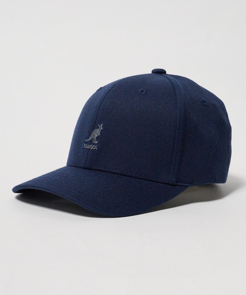 KANGOL（カンゴール）の「KANGOL/カンゴール Wool Flexfit Baseball キャップ（キャップ・メンズ・ベージュ/ダークブルー/ホワイト/ブラウン/レッド/ブラック・L/XL/S/M）」の5枚目の写真