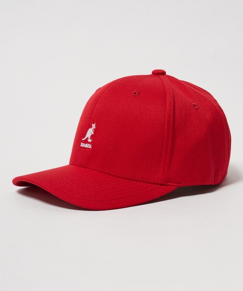 KANGOL（カンゴール）の「KANGOL/カンゴール Wool Flexfit Baseball キャップ（キャップ・メンズ・ベージュ/ダークブルー/ホワイト/ブラウン/レッド/ブラック・L/XL/S/M）」の6枚目の写真