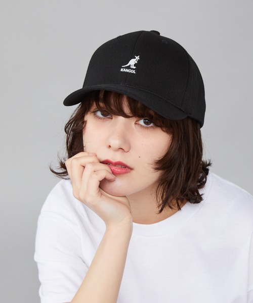 KANGOL（カンゴール）の「KANGOL/カンゴール Wool Flexfit Baseball キャップ（キャップ・メンズ・ベージュ/ダークブルー/ホワイト/ブラウン/レッド/ブラック・L/XL/S/M）」の3枚目の写真