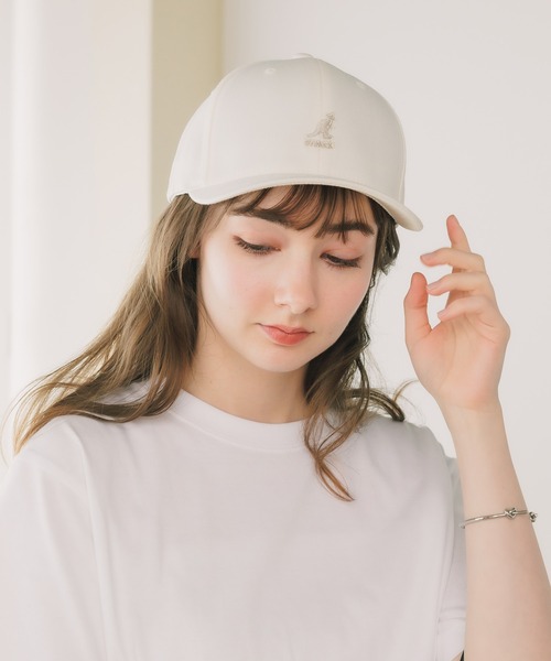 KANGOL（カンゴール）の「KANGOL/カンゴール Wool Flexfit Baseball キャップ（キャップ・メンズ・ベージュ/ダークブルー/ホワイト/ブラウン/レッド/ブラック・L/XL/S/M）」の14枚目の写真