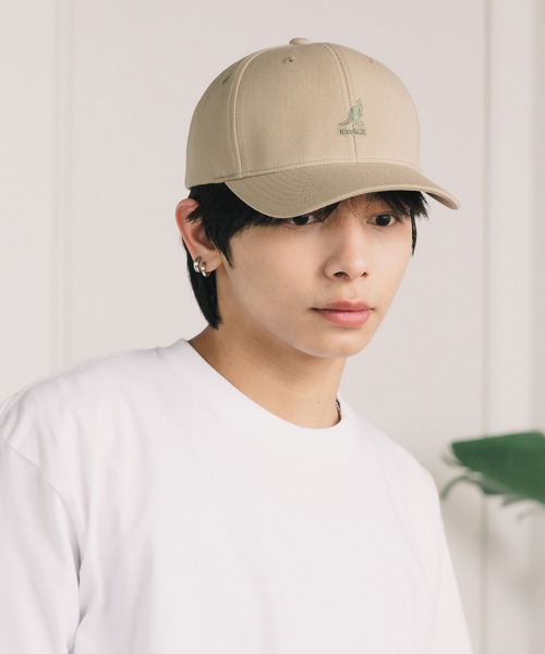 KANGOL（カンゴール）の「KANGOL/カンゴール Wool Flexfit Baseball キャップ（キャップ・メンズ・ベージュ/ダークブルー/ホワイト/ブラウン/レッド/ブラック・L/XL/S/M）」の21枚目の写真