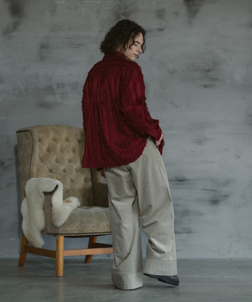 CASPER JOHN(キャスパージョン)の「Corduroy baggy pants/コーデュロイバギーパンツ(その他パンツ・メンズ・ブラック/グレイッシュベージュ/オリーブ・X-SMALL/SMALL/MEDIUM/LARGE)」の20枚目の写真