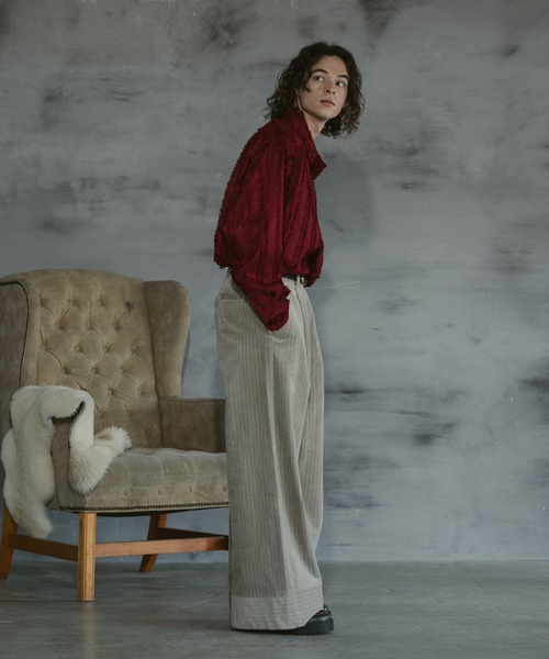 CASPER JOHN(キャスパージョン)の「Corduroy baggy pants/コーデュロイバギーパンツ(その他パンツ・メンズ・ブラック/グレイッシュベージュ/オリーブ・X-SMALL/SMALL/MEDIUM/LARGE)」の21枚目の写真