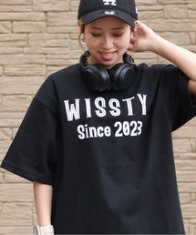 wissty | wissty-フロッキープリントTEE(Tシャツ/カットソー)