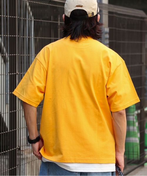 wissty(ウィスティー)の「wissty-フロッキープリントTEE(Tシャツ/カットソー・メンズ・イエロー/ブラック/ホワイト・L/M)」の10枚目の写真