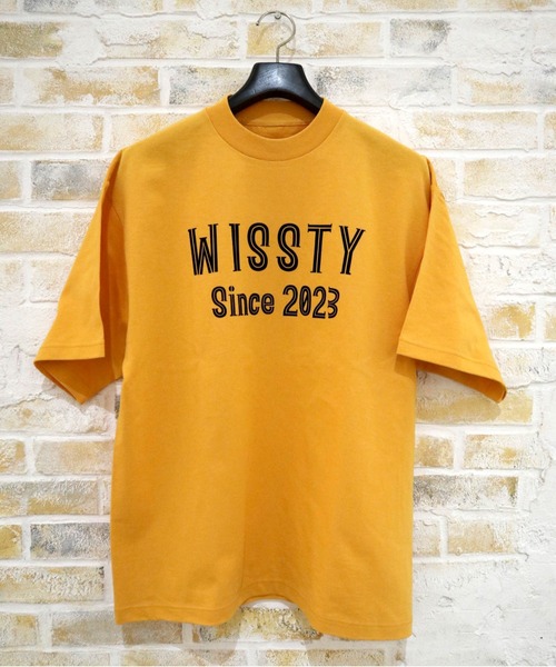wissty(ウィスティー)の「wissty-フロッキープリントTEE(Tシャツ/カットソー・メンズ・イエロー/ブラック/ホワイト・L/M)」の14枚目の写真