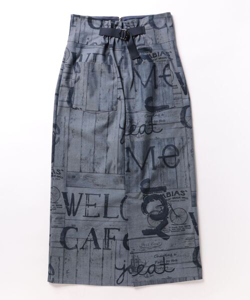 DOLLUPOOPS（ドールアップウップス）の「デニムプリントIラインスカート（デニムスカート・レディース・ネイビー・38）」の21枚目の写真