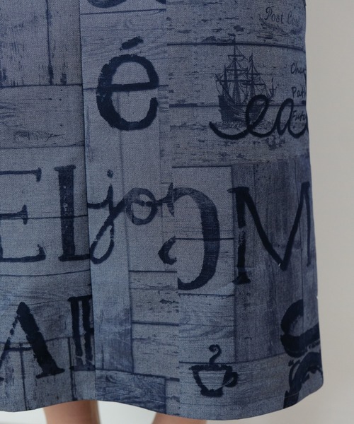 DOLLUPOOPS（ドールアップウップス）の「デニムプリントIラインスカート（デニムスカート・レディース・ネイビー・38）」の19枚目の写真