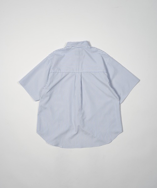 ADAMASTE（アダマスト）の「ハートバルーン刺繍ストライプシャツ（シャツ/ブラウス・メンズ・ホワイト系その他/ブルー系その他・LARGE/MEDIUM）」の20枚目の写真