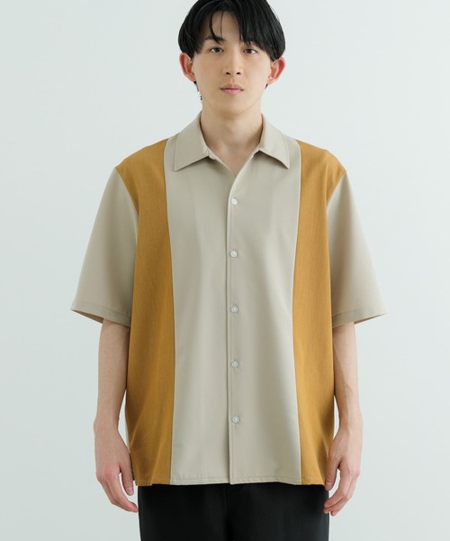ITEMS URBANRESEARCH(アイテムズ アーバンリサーチ)の「接触冷感TRストレッチ切替半袖シャツ(シャツ/ブラウス・メンズ・ブラック/ライトベージュ/グレー/ブラック系その他・MEDIUM/LARGE)」の19枚目の写真