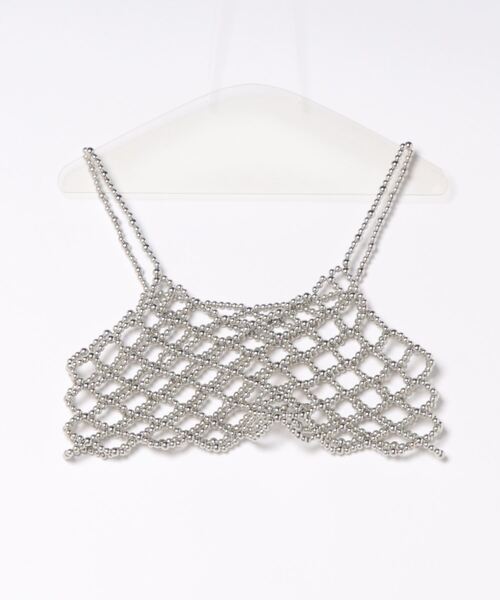 apres jour mignon（アプレジュールミニョン）の「メタルビスチェ【ZOZOTOWN限定アイテム】（ベスト・レディース・シルバー・フリー）」の7枚目の写真