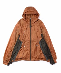ナイロンジャケット（ブラウン/茶色系・フードあり