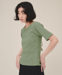 【eL】Back  Ribbon Tee/120981