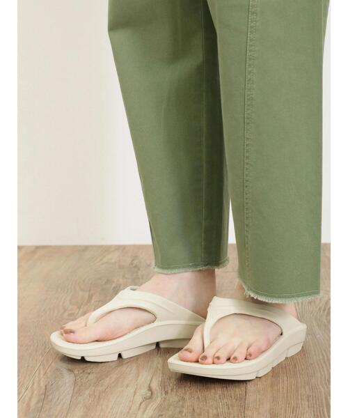 Samansa Mos2(サマンサ モスモス)の「ソフトトングサンダル(サンダル・レディース・ブラック/オフホワイト・L/M/S)」の10枚目の写真