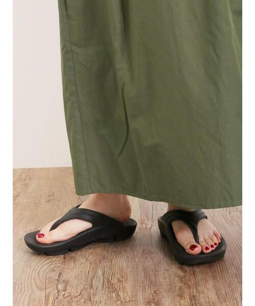 Samansa Mos2(サマンサ モスモス)の「ソフトトングサンダル(サンダル・レディース・ブラック/オフホワイト・L/M/S)」の11枚目の写真