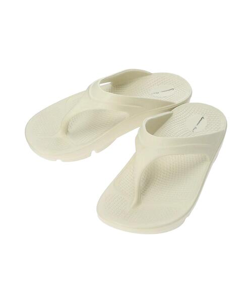 Samansa Mos2(サマンサ モスモス)の「ソフトトングサンダル(サンダル・レディース・ブラック/オフホワイト・L/M/S)」の6枚目の写真