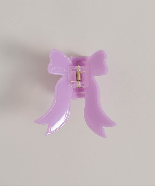 Pastel ribbon hairclip / リボンバンスクリップ（バレッタ/ヘアクリップ）｜Carmelo（カーメロ）のファッション通販