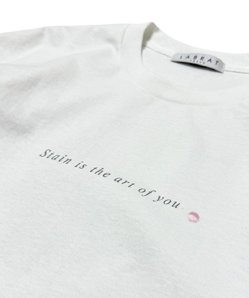 LABRAT（ラブラット）の「"Wine Stain" Tee（Tシャツ/カットソー・メンズ・ホワイト・MEDIUM/LARGE/X-LARGE）」の5枚目の写真