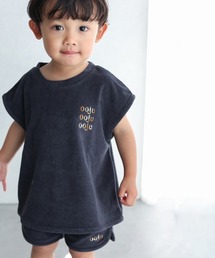 ooju | 【ooju】パイルフレンチスリーブTシャツ(Tシャツ/カットソー)
