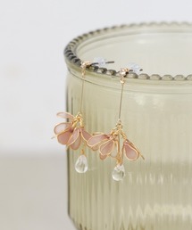 エポフラワーしずくピアス