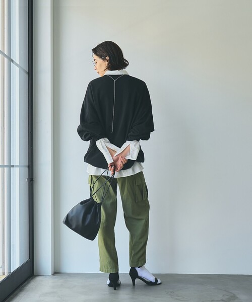 SUNNY SPORTS(サニースポーツ)の「SunnySports別注ハートモチーフ刺繍スウェット(スウェット・レディース・ブラック/ナチュラル/ライトピンク・FREE)」の21枚目の写真