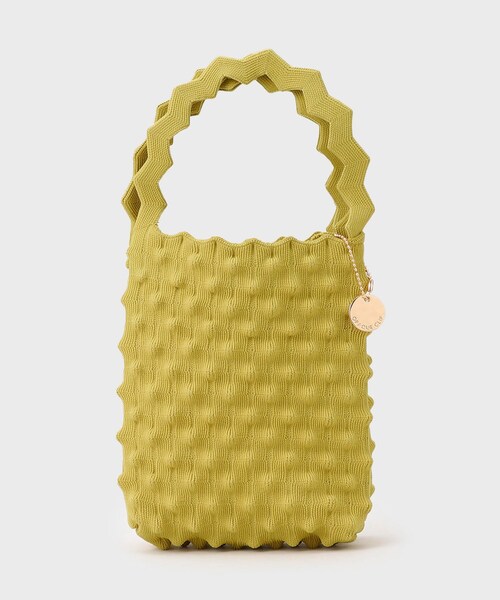 OPAQUE.CLIP（オペークドットクリップ）の「◆ポコポコニットバッグ（ハンドバッグ・レディース・ブルー/ブラック/アイボリー/マスタード・00）」の16枚目の写真